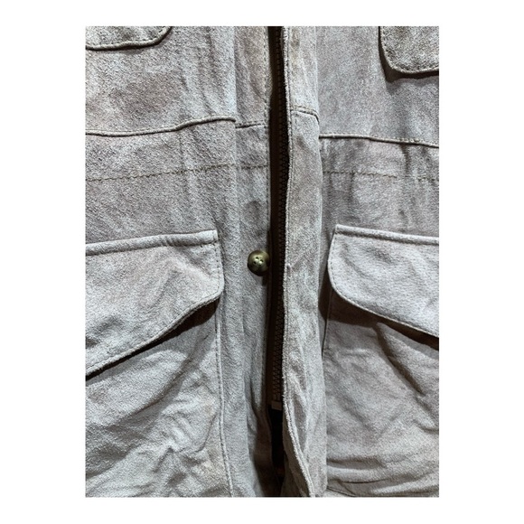 Mens Vintage Altier Suede Waist Length Four Pocket Jacket - Picture 3 of 7